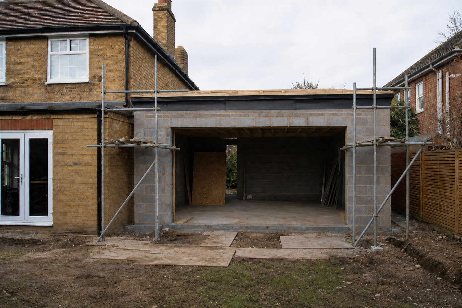 Garden Room Extension — during